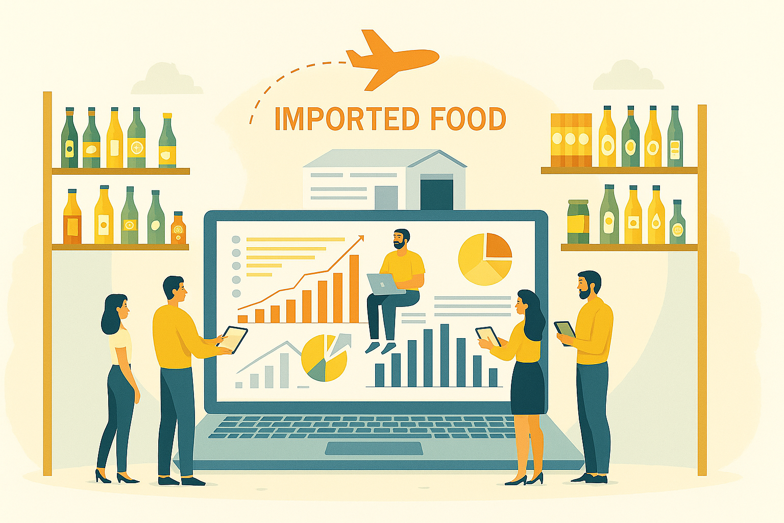Food import logistics